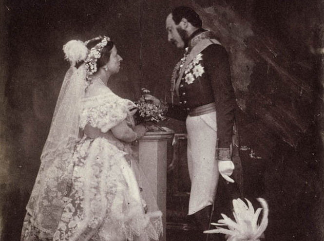 Принц Альберт и королева Виктория. Фотография